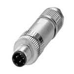 Bild in die Galerieansicht laden: M12 Stecker für Kabel männlich D-kodiert
