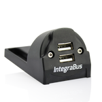Bild in die Galerieansicht laden: USB Doppellader – ergonomisch aufgebaut auf die Sitzschiene (Low Power)
