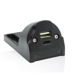 Bild in die Galerieansicht laden: USB Ladegerät A + C – ergonomisch aufgebaut auf die Sitzschiene (High Power)
