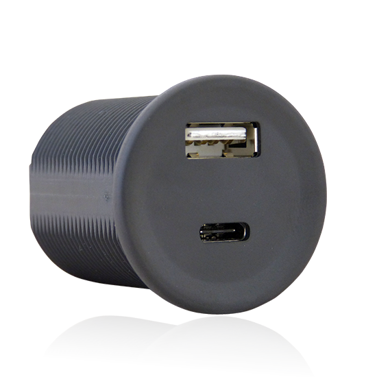 Usb a und c doppellader mit m32 gewinde – einfach zu verschrauben