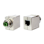 Bild in die Galerieansicht laden: RJ45-Buchse M12-Buchse Adapter
